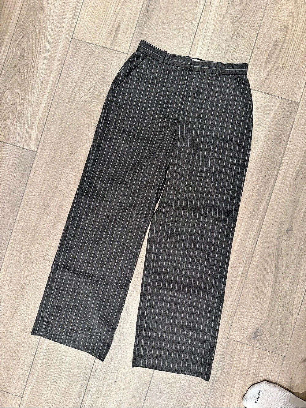 Abercrombie & Fitch Curve Love A&F Sloane Tailored Wide Leg Pant